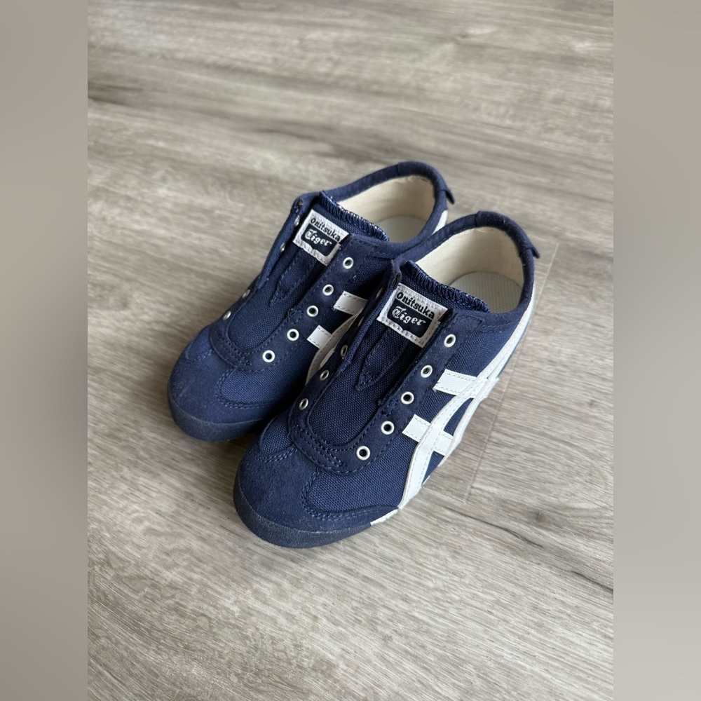 Onitsuka Tiger Mexico 66 by Asics Unisex Kids' Navy Sneakers